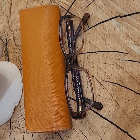 Tory Burch eyeglass frames with case - Picture 10 of 11